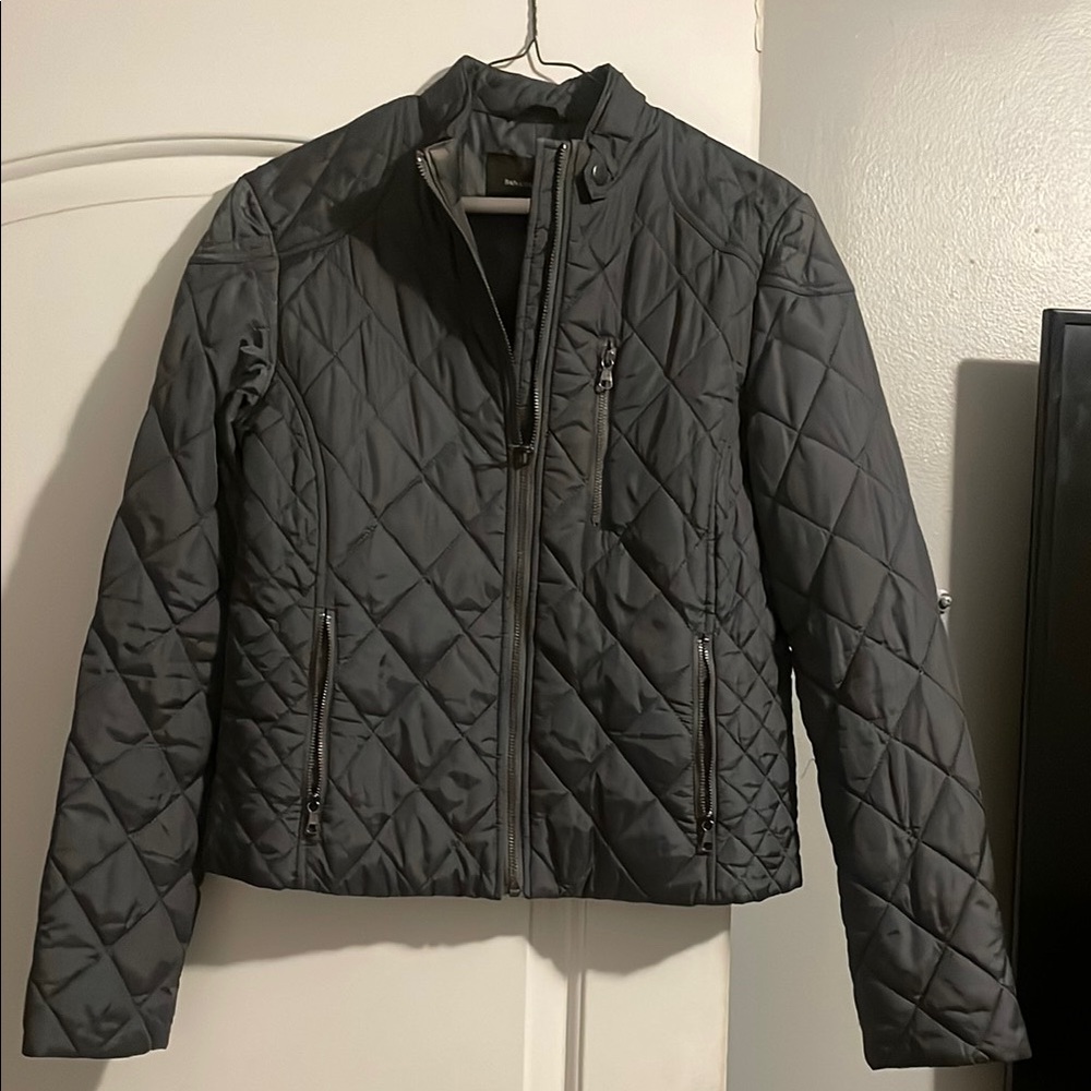 Women's Quilted Olive/Gray Jacket